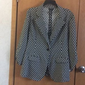 Black and White Blazer